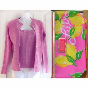 BOGO🧨Lilly Pulitzer twinset + FREE makeup bag